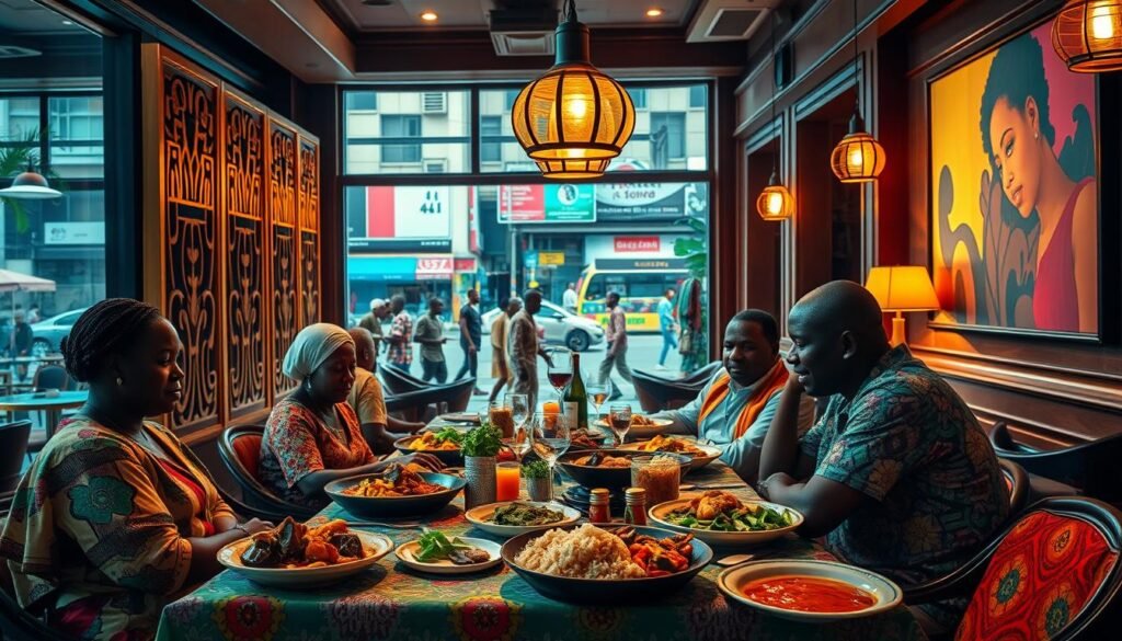 African dining experience