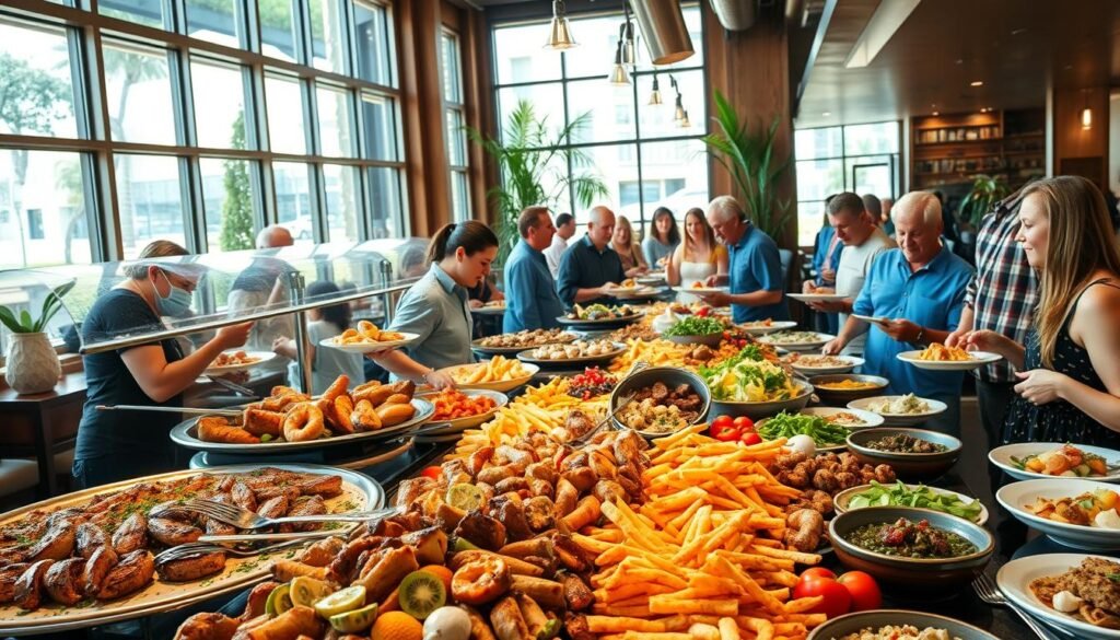 California buffet experience