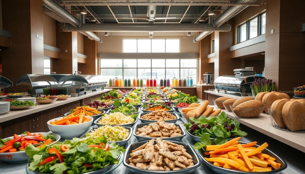 Illinois buffet dining health-conscious options