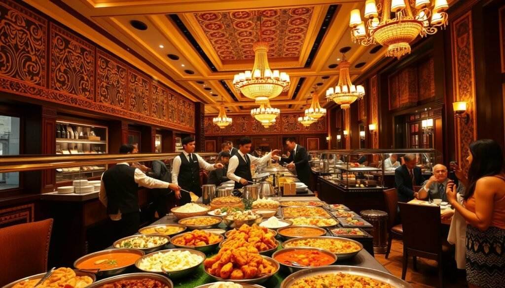 Indian buffet in Virginia