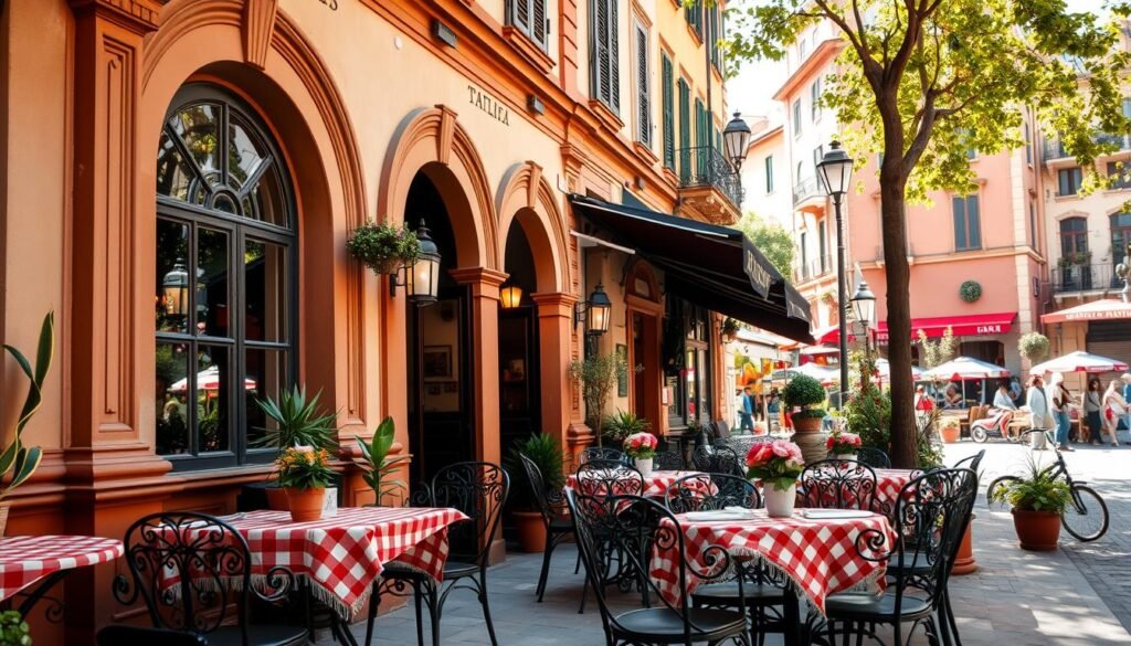 Italian restaurants with outdoor seating