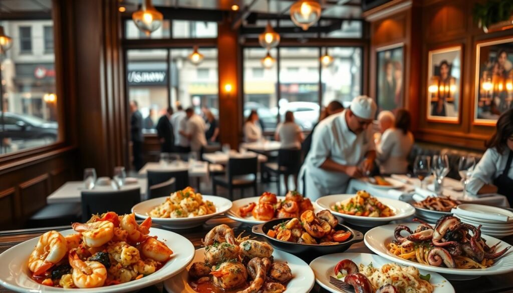 Italian seafood dishes in Washington DC