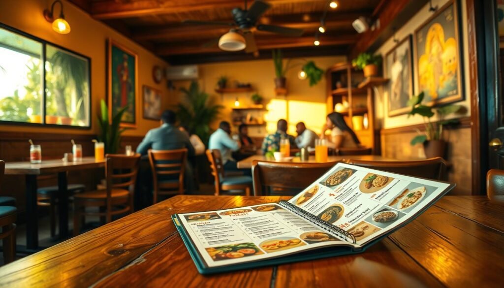 Nigerian restaurant menu California