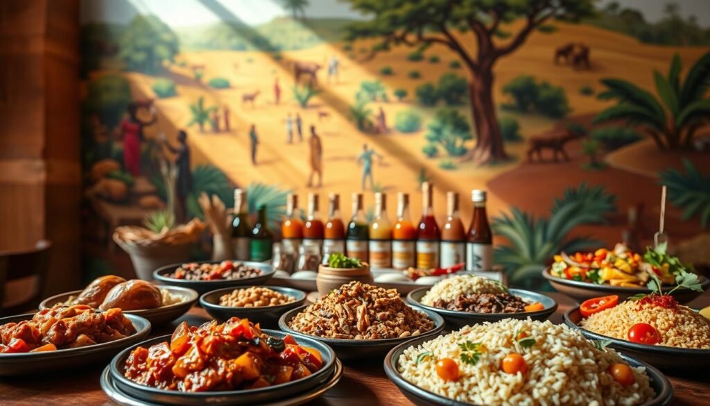 african restaurant menu