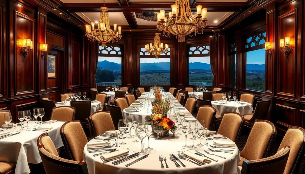 luxury dining experience California