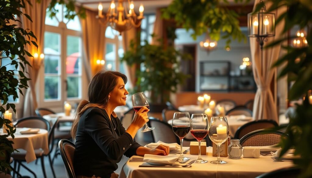 romantic French dining