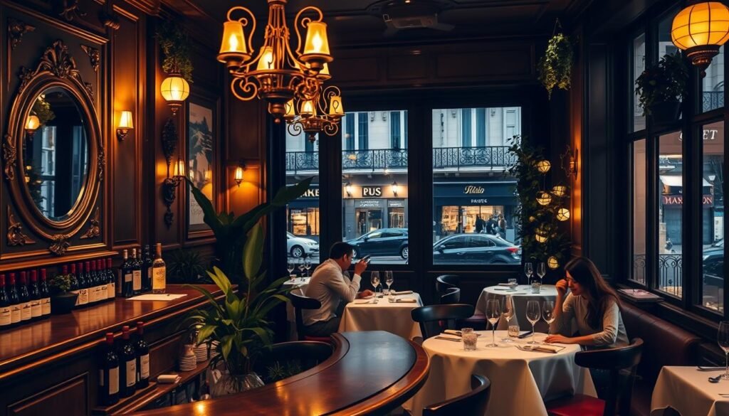 romantic French restaurant