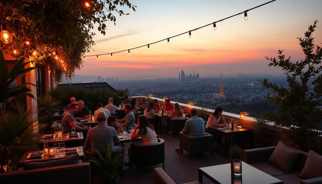 rooftop dining