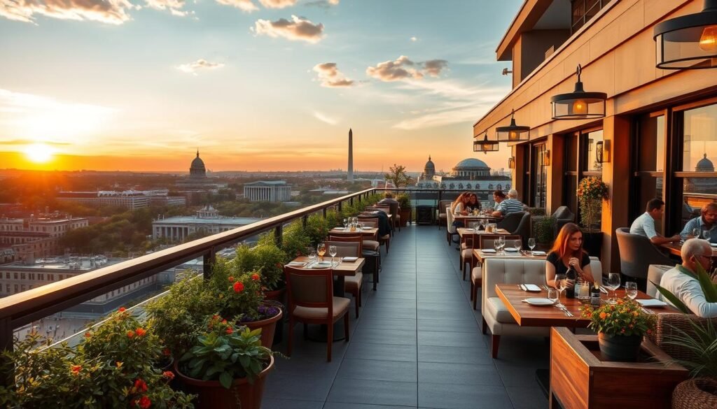 rooftop dining experience