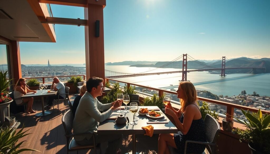 rooftop dining experiences in California