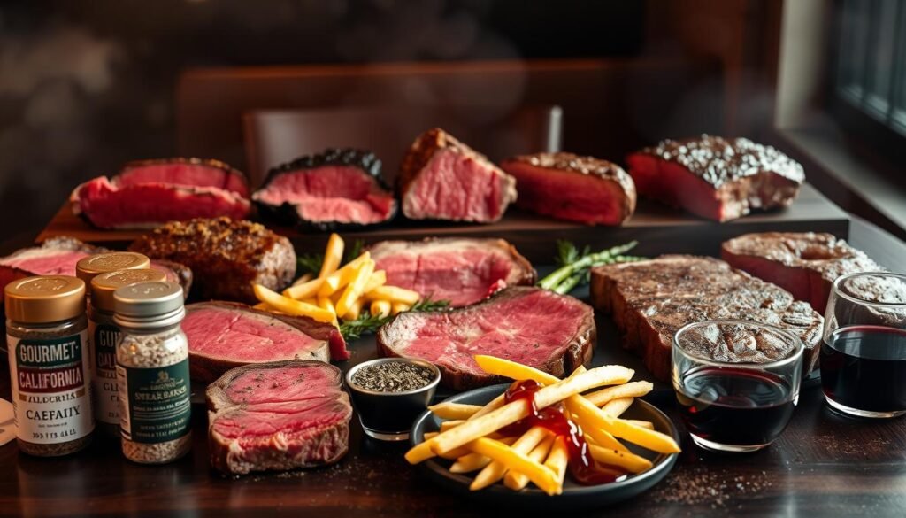 steak varieties in California steakhouses