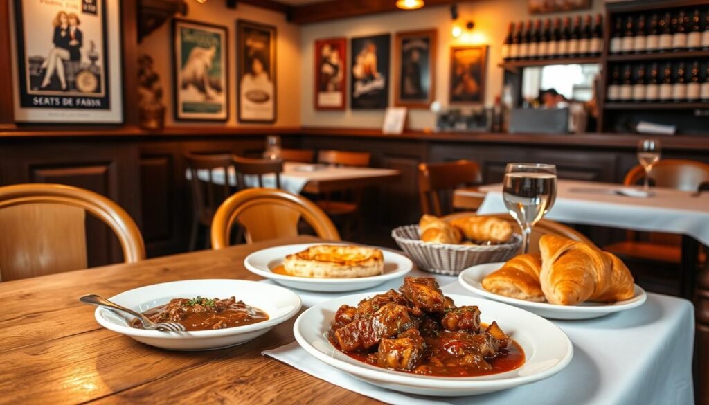 traditional French dishes at Le Bouchon